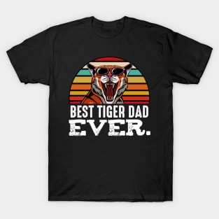 Best Tiger Dad Ever - Wild Exotic Father's Day T-Shirt